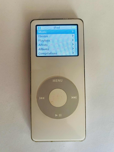 iPod Nano Primera De 2gb A1137 Blanco +cable Usb Y Audífono