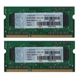 Notebook Memoria Novatech 2 X 2gb Total 4gb  1333mhz 1.5v