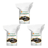 Kit 3 Cera Depilatoria Negra Cravo Elastica - Total 1,5kg