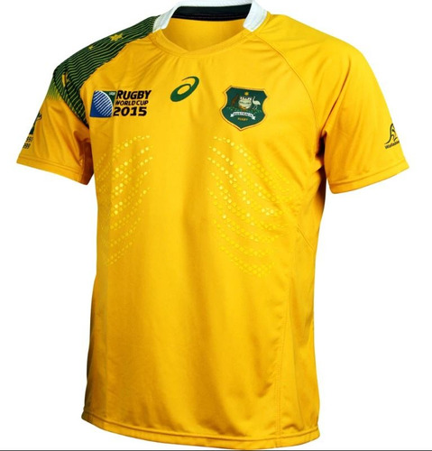 Camiseta Rugby Wallabies Autralia Mundial 2015 Una Postura