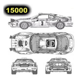 15000 Vectores Autos Rotulados Plotter Carros Tunning Ploteo