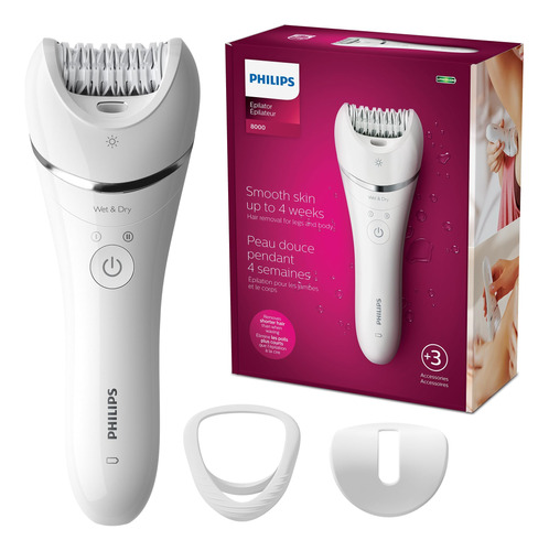 Philips Epilator Series 8000 With 3 Accessories Bre700/04