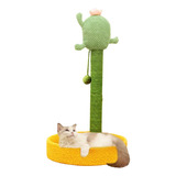 Rascador Con Poste Para Gatos Juguete Torre Árbol De Cactus