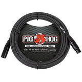 Cable Microfono Black-white 6.10m Xlr-xlr Pig Hog Phm20bkw 