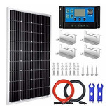 Pikasola - Kit De Panel Solar De 100 Vatios Y 12 V Para Emba