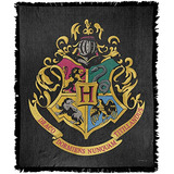 Manta De Harry Potter, 50  X 60 , Escudo De Hogwarts Te...