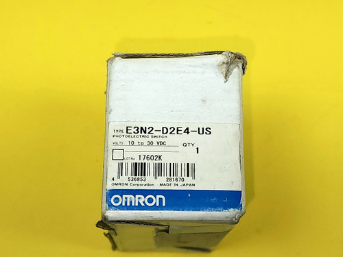 Omron E3n2-d2 E4-us Interruptor Fotoeléctrico Nuevo