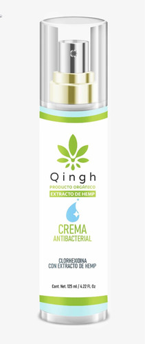 Crema Para Manos Antibacterial Con Extracto De Hemp Qingh