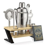 Mixology Bartender Kit Y Coctelera Para Mezclar Bebidas..