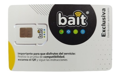 Chip Multiregión | Bait | Altán Redes | Con 15 Días Y 20gb |