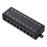 Adaptador Poe De Alimentación Dc12v48v 8 Interfaces Pasivas