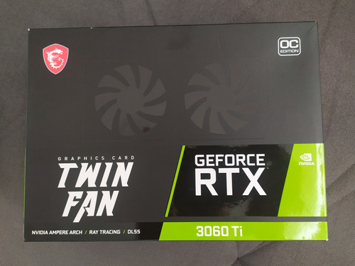 Placa De Video Msi Geforce Rtx 3060 Ti Twin Fan 8gb Oc Lhr