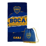 Toallon De Futbol Playero Con Mochila Licencia Oficial 048