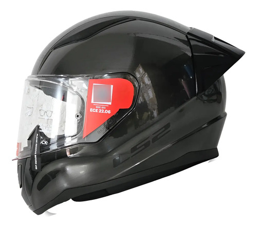 Casco Ls2 Rapid 2 Jeans Titanium Certificado + Alerón | Meses sin interés