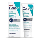 Cerave Limpiador Acne De Crema Espumosa 4% Bpo 150 Ml