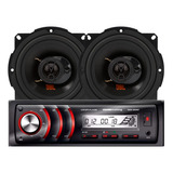 Estereo Crown Mustang + Parlantes Jbl Flex 5 PuLG 50rms P