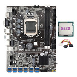 Placa Base Minera B75 Btc 12 Pcie A Usb Msata Ddr3 Con G6