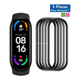 5 Micas Protector De Pantalla 3d Mica Para Xiaomi Mi Band 7