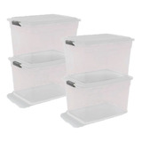 Cajas Plástica Organizadora Colbox 34 Lts. Colombraro 4 Unid