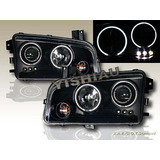 2006-2008 Dodge Charger Led Dual Halo Black Projector He Zzh