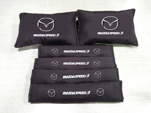 4 Forros Cinturon Seguridad Mazda Speed 3 Con Almohadillas 