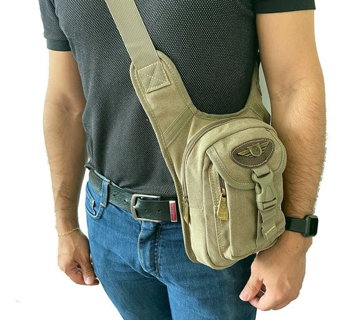 Pochete De Perna Transversal Bolsa Masculina Multiuso Tatica