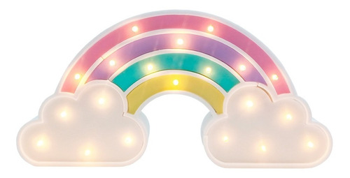 Arcoiris Con Luces Luz Led Luminoso Multicolor Candybar 