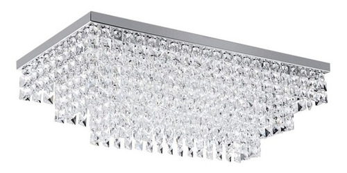 Lampara Plafon Lluvia Cristal Cairel Piazza 6 Luces Led Pal