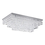 Lampara Plafon Lluvia Cristal Cairel Piazza 6 Luces Led Pal