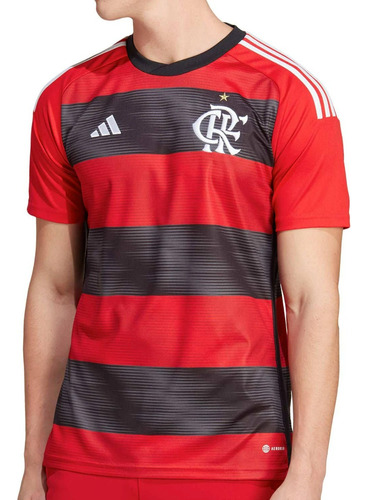 Camisa 1 Cr Flamengo 23 - Vermelho adidas Hs5184
