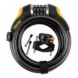 Candado De Cable Onguard 8031 Para Bicicleta Color Negro