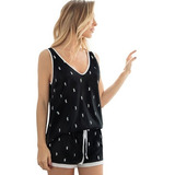 Pijama Mujer Verano 100% Algodón Lencatex 22721