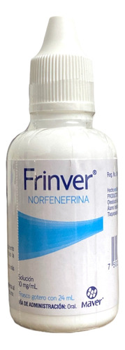 Frinver Norfenefrina Solución 10mg Frasco Gotero 24ml