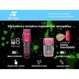 Máquina De Cortar Pelo Y Afeitadora Inalámbrica Usb Iclipper Color Verde