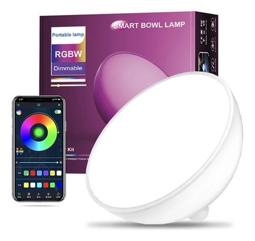 Lampara Luz Led Portátil Inteligente Bluetooth Recargable