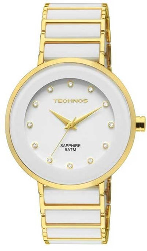 Relógio Technos Feminino De Cerâmica E Safira 2035lmm/4b