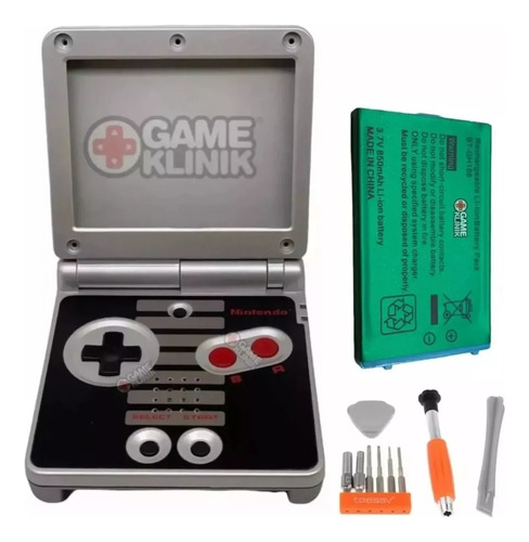 Carcasa Diseño Game Boy Advance Sp Gba Kit Completo 02