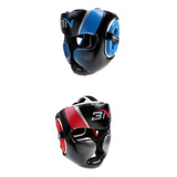 2pc Mma Kickboxing Headgear Martial Art Sparring Casco