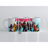 Caneca Fornite Game Jogo Battle Royal Skins 001 Cerâmica 