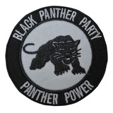 Black Panther Party Power - Parche Táctico De Gancho Y Bucle
