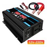 Inversor Digital Inteligente Para Coche, 4000 W, 12 V, 220 V