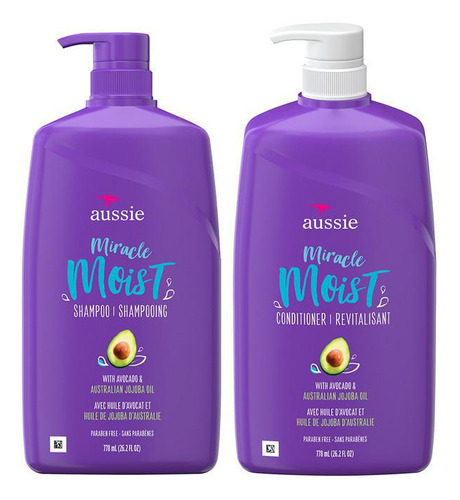 Kit Shampoo + Condicionador - Aussie Moist 778ml