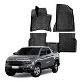 Jogo Tapete C/ Borda Elevada Fiat Toro 1.8 16v 2017 Original