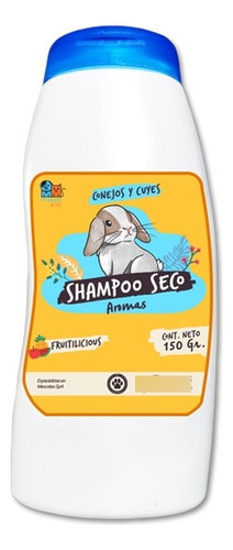 Shampoo Seco Para Conejos Aroma Coco Vainilla 150 Gr