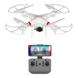 Mini Drone Electroland Electrónica, Audio Y Video Ky101 Con Cámara Hd Blanco 2.4ghz