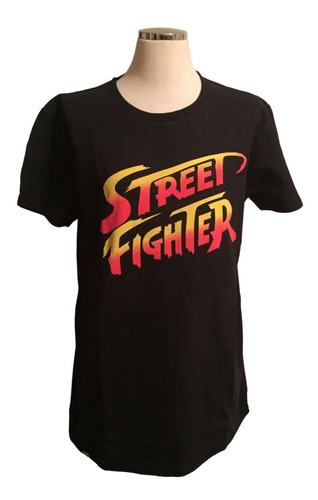 Polera Street Fighter Talla M Algodón