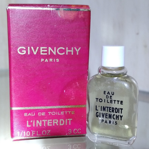 Perfum Miniatura Colección Givenchy L'interdit 3ml Vintage 