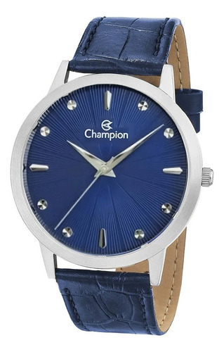 Relógio Champion Masculino Analógico Azul Orginal