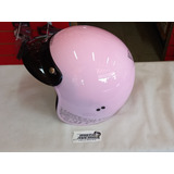 Casco Basic Rosa T-m Vertigo Moto Avenida