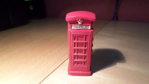 Miniatura De Cabine Telefônica De Londres - Inglaterra